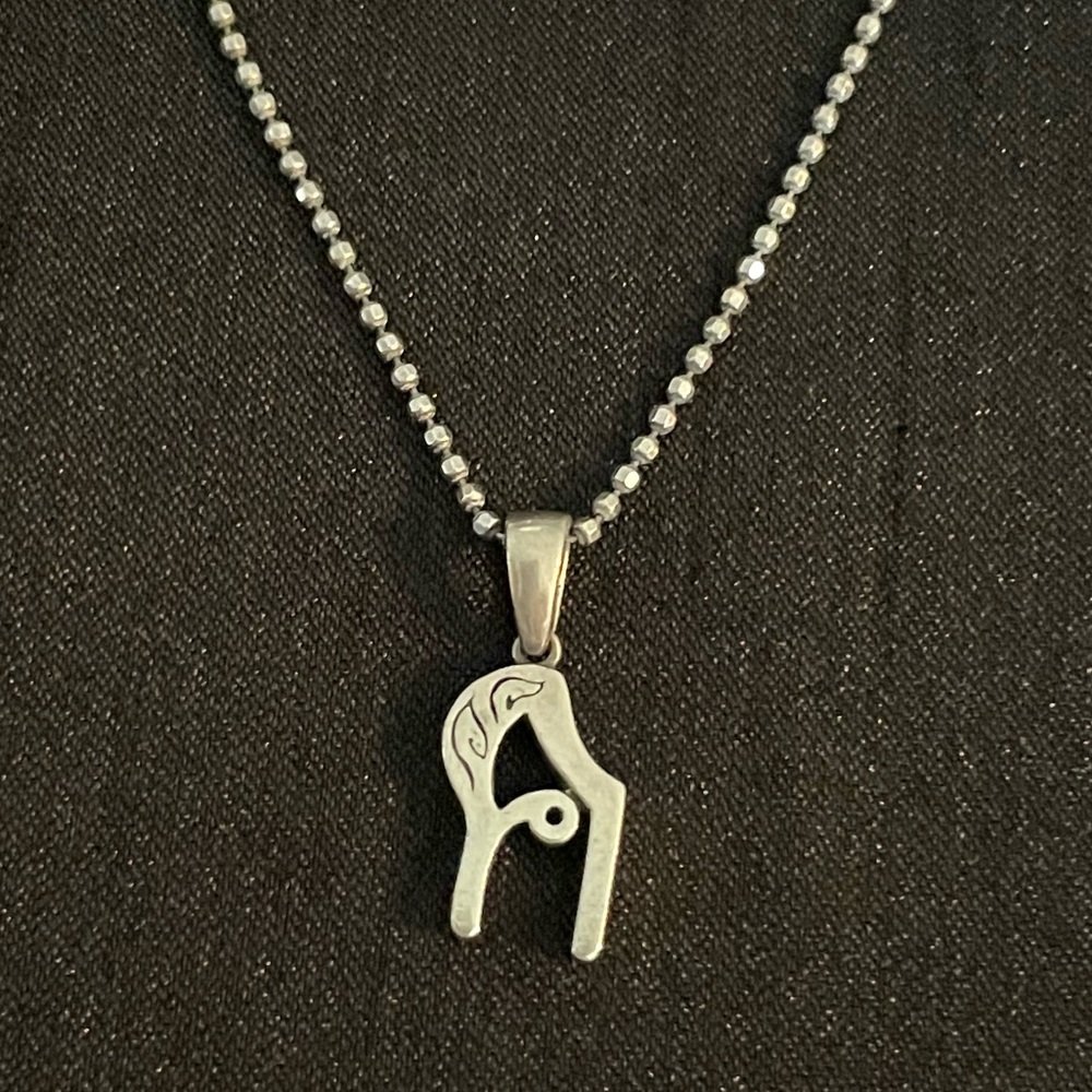 Vintage 925 Italian Silver Chain & 925 Pendant